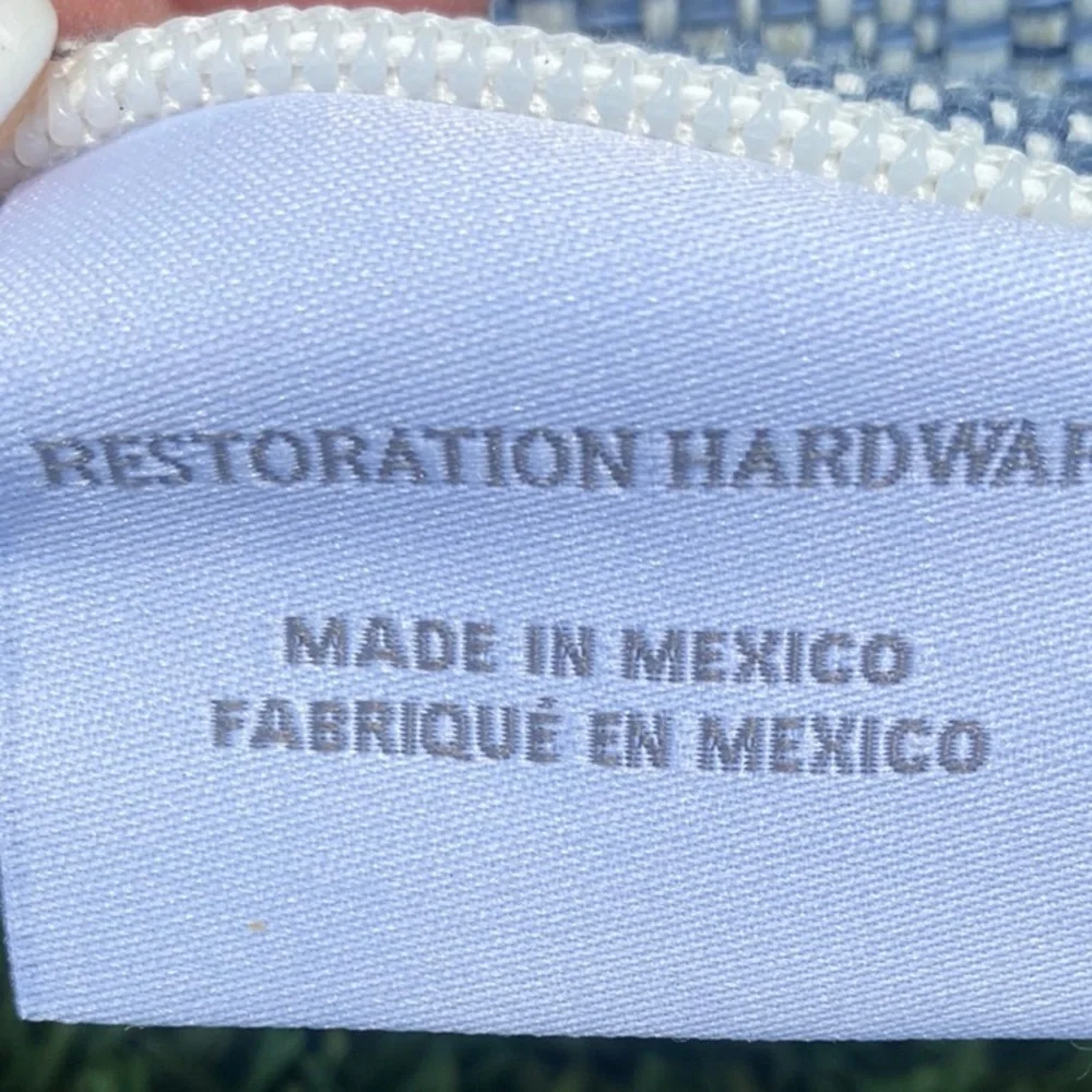 5 Restoration Hardware Outdoor Pillow Cases  (no inserts) 20x20 - Picture 2 of 3